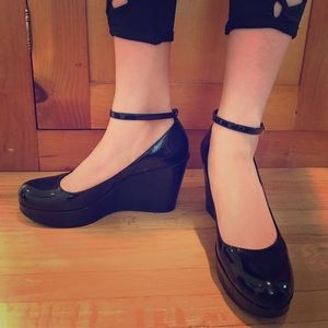 Vintage black patent leather Marc by Marc Jacobs.